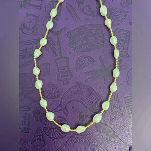 Freshwater Pearl and Gold Tone Mini Bead Station Necklace NEW